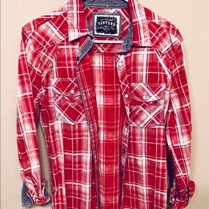BKE Vintage plaid button-down